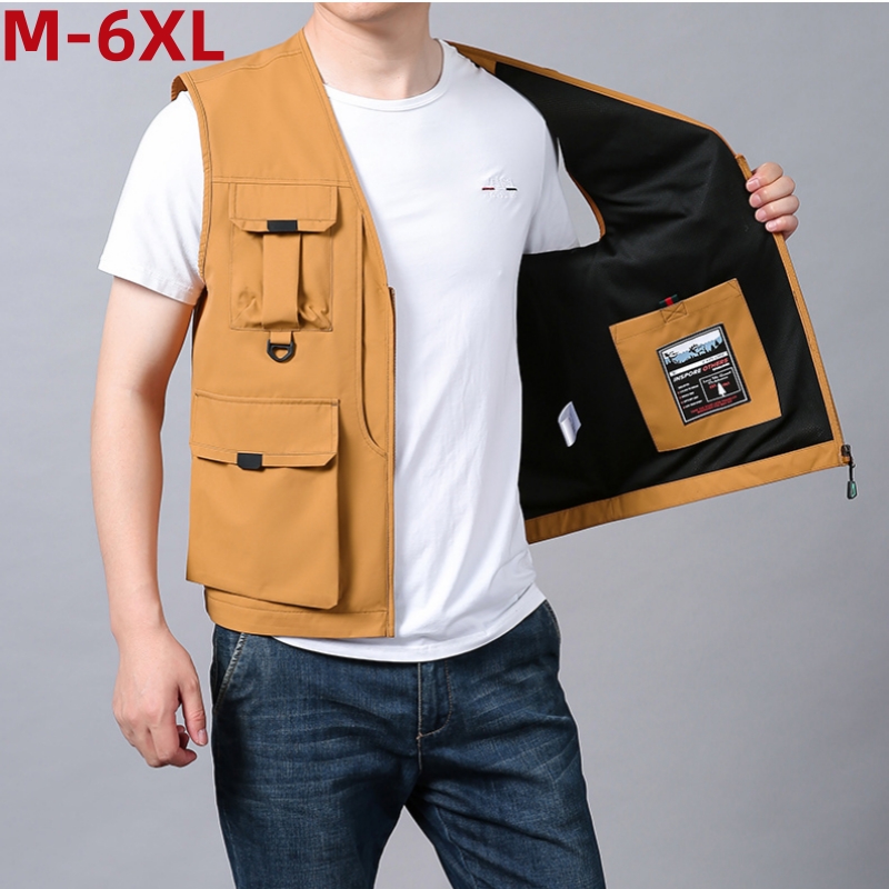 Photography Jacket - 6xl büyük boy çok cep yelek