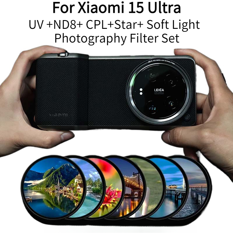 Photography Xiaomi 15 Ultra - Profesyonel Fotoğraf Filtre Seti Xiaomi 15Ultra