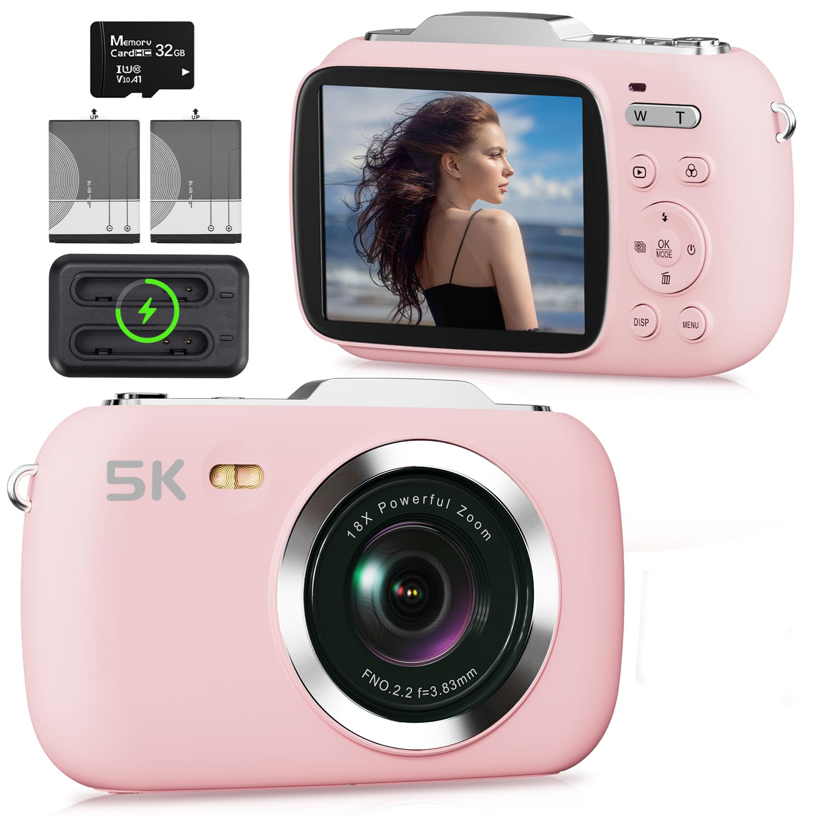 Photography Nature Images - 5K 80MP Dijital Fotoğraf Makinesi Selfie