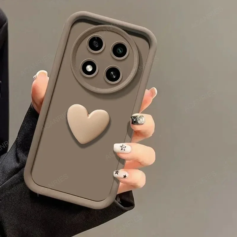 Photography Xiaomi 15 Ultra - Sevimli 3D Kalp Şeklinde Silikon Kılıf