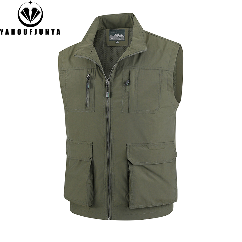 Photography Jacket - 2026 Yaz Erkek Kolsuz Kargo Gezi