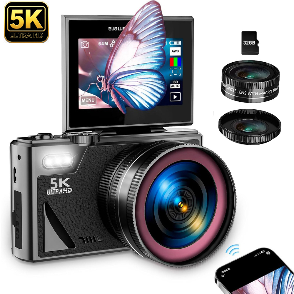Photography Nature Images - Yaşam Kamerası Fotoğrafçı Çevirmeli Ekranlı Takılabilir
