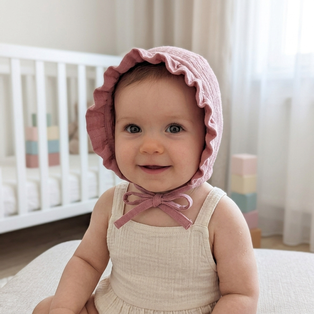 Yumuşak Muslin Bebek Bonnet Fı - Photography Still Life incelemesi ve fiyatı