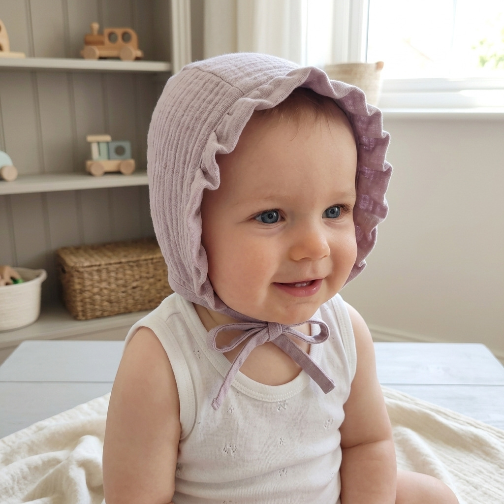 Yumuşak Muslin Bebek Bonnet Fı - Photography Still Life incelemesi ve fiyatı