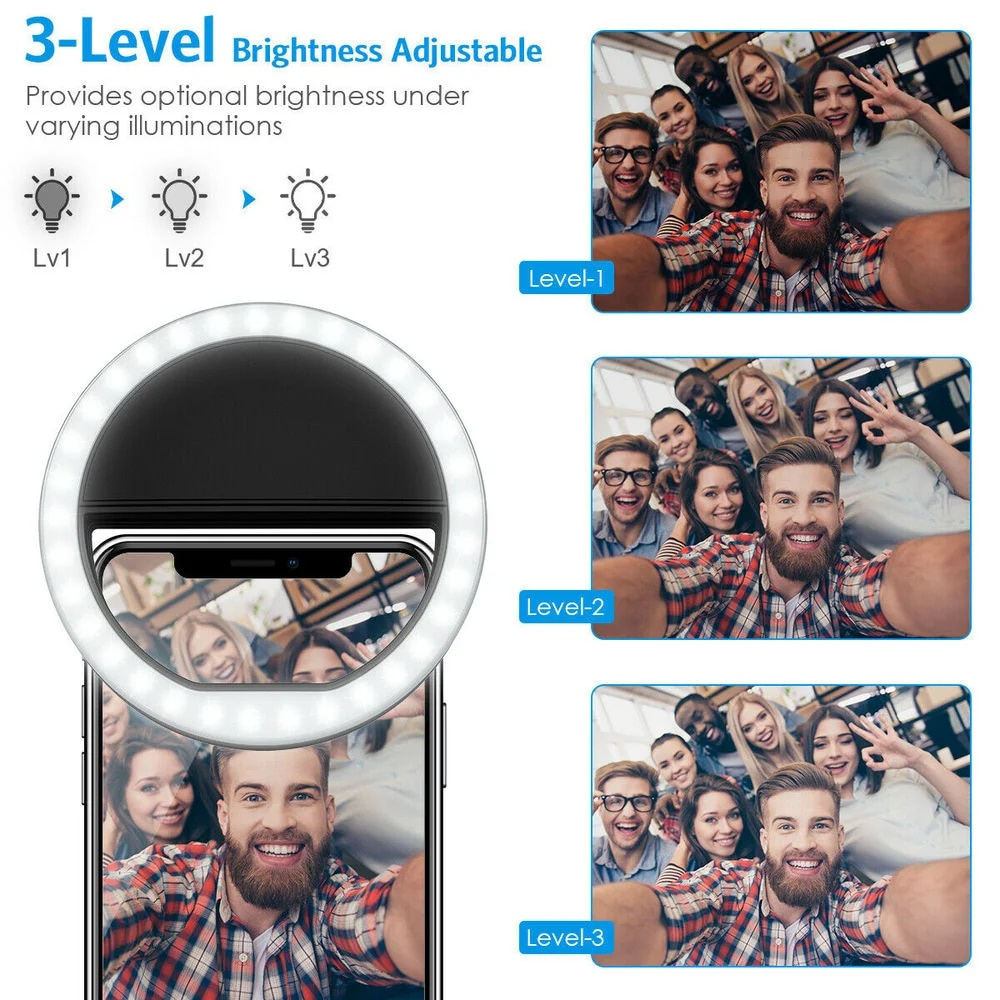 LED Selfie Dolgu Işığı USB Şar - Photography Lighting incelemesi ve fiyatı