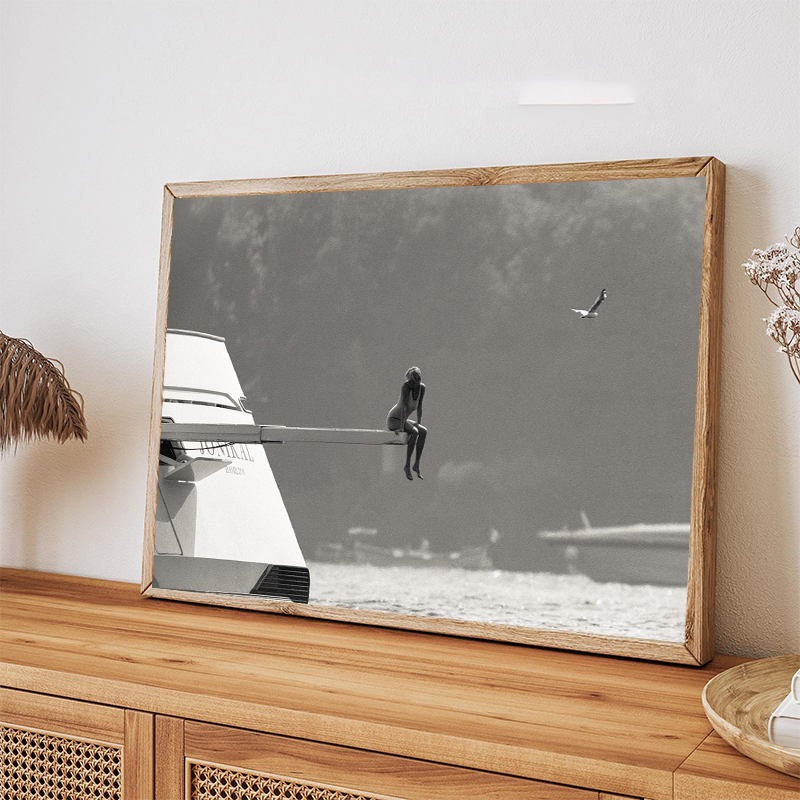 1 adet çerçevesiz tuval boyama - Photography Black And White incelemesi ve fiyatı